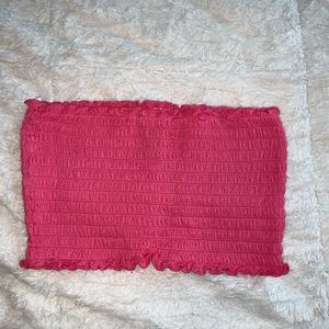 Pink tube top